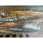 Средна картина масло на платно Испания - 3778